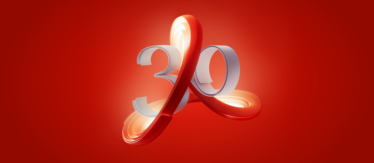 An official Adobe Acrobat promotional image downloaded from Adobe blog metadata.